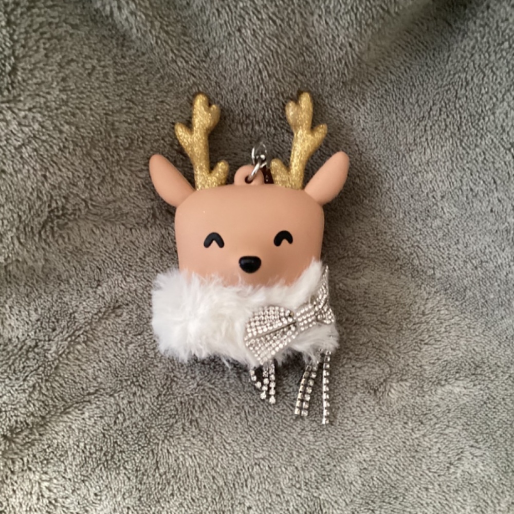 New Bath & Bodyworks Sparkle Reindeer Pocketbac Holder Christmas Holiday - Picture 3 of 3